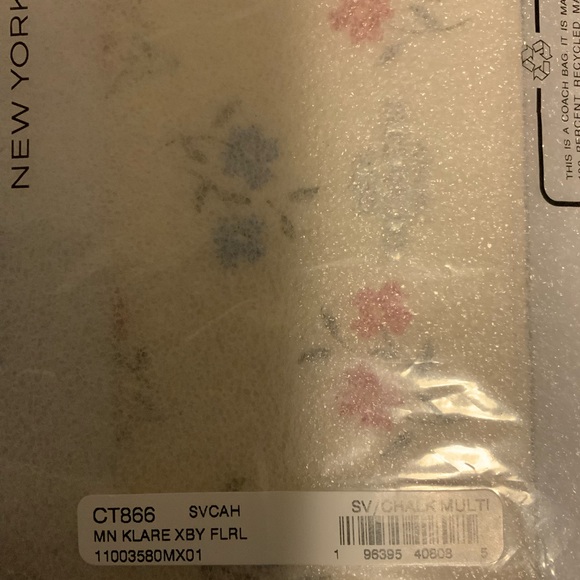 NWT Coach Mini Klare Xbody Leather Bag W/Floral Print Below $378 Retail RETIRED - Picture 8 of 8